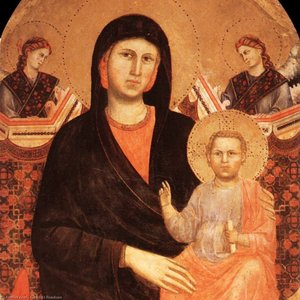 Madona E O Menino (detalhe) — Giotto Di Bondone