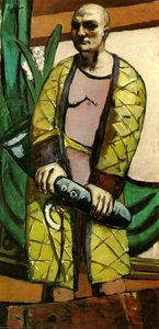Selfportrait With Saxphone, Kunsthalle, B — Max Beckmann