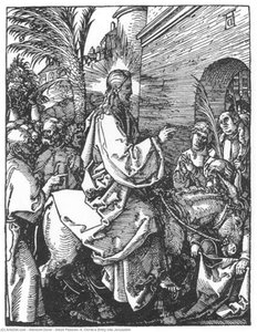 Pequeña Pasión: 6. Entrada De Cristo En Jerusalén — Albrecht Dürer