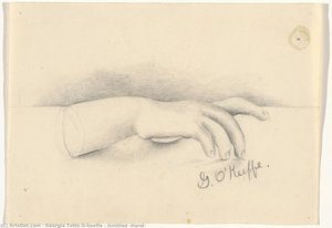 Senza Titolo (mano) — Georgia O'keeffe