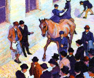 Sale At Tattersall's — Robert Polhill Bevan