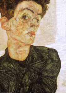Self Portrait 1912 — Egon Schiele