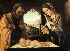 Nativity — Lorenzo Costa (the Elder)