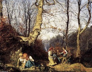 Early Spring In The Wienerwald — Ferdinand Georg Waldmüller