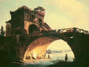 Starý Most — Hubert Robert
