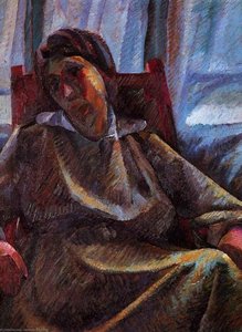 Plastiksynthese - Sitzperson — Umberto Boccioni