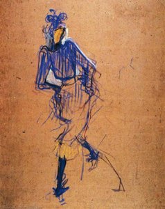 Jane Avril Tanzt — Comte Henri Marie Raymond De Toulouse-lautrec-monfa