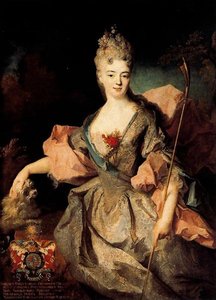 Lady María Josefa Drumond, Condesa De Castelblanco — Jean-baptiste Oudry