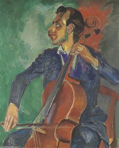 Cellospieler — Hermann Max Pechstein