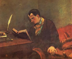 Portrait Of Charles Baudelaire — Gustave Courbet
