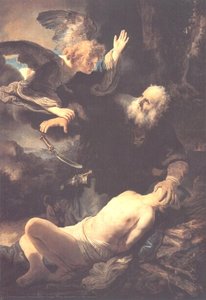Die Opfergabe Abram — Rembrandt Peale