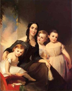 Portrait Of Mrs. James Robb And Her Three Children — Thomas Sully