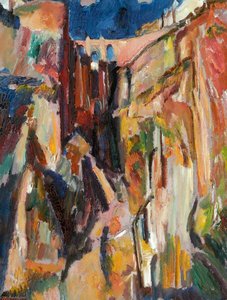 The Gorge, Ronda, Spain — David Bomberg