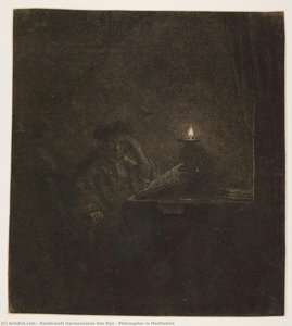 Philosopher In Meditation — Rembrandt Van Rijn
