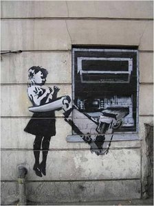 Cash machine girl