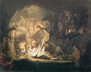 Înhumarea — Rembrandt Van Rijn