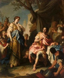 Alexander The Great And Roxane — Pietro Antonio Rotari