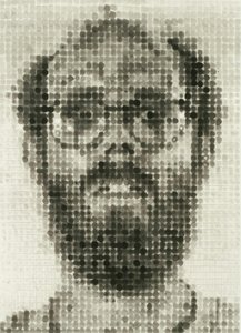 Self-portrait — Chuck Close