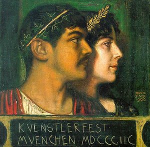 Franz And Mary Stuck As A God And Goddess — Franz Ritter Von Stuck