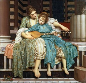 The Music Lesson — Frederic Leighton