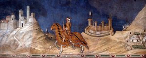 Guidoriccio Da Fogliano At The Siege Of Montemassi — Simone Martini