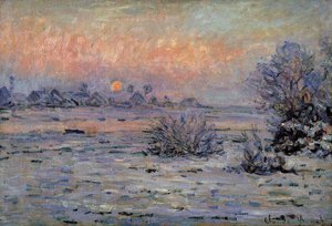 Inverno Sole, Lavacourt — Claude Monet