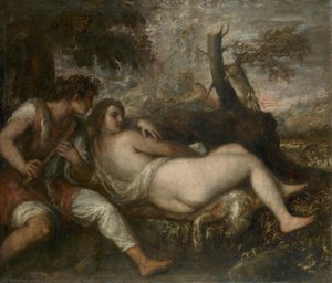 Nymph És Pásztor — Titian Ramsay Peale Ii