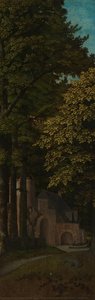 View In A Forest, Outer Left Wing Of A Triptych, Gerard David, C. 1505 - C. 1515 — Gerard David
