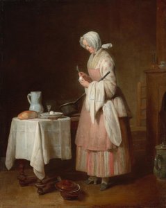 The Attentive Nurse — Jean-baptiste-siméon Chardin