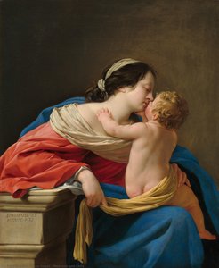 Madonna And Child — Simon Vouet