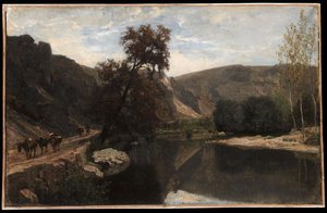 Les Bords Du Cousin, Pres D'avallon — Charles-françois Daubigny