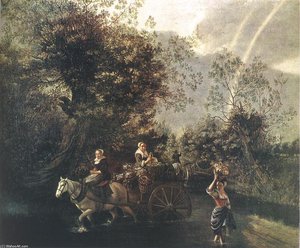 Crossing A Creek — Jan Siberechts