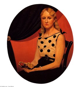 Portrait Of Nan — Grant Wood
