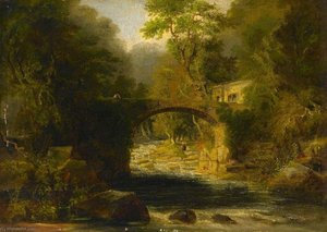 River And Bridge — John Gendall