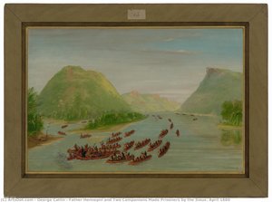 Father Hennepin And Two Companions Made Prisoners By The Sioux. April 1680 — George Catlin