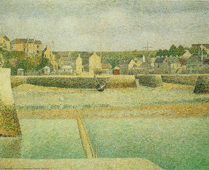 Пор-ан-бессен — Зовнішня Гавань Під Час Відливу — Georges Pierre Seurat