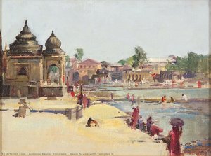 Nasik Scene With Temples Ii — António Xavier Trindade