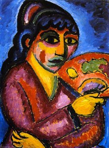 Woman From Turkestan — 알렉세이 폰 야블렌스키