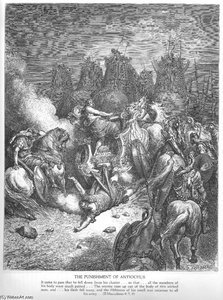 Antiochus' Cezası — Gustave Doré