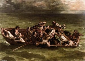 Die Schiffbruch Des Don Juan — Eugène Delacroix