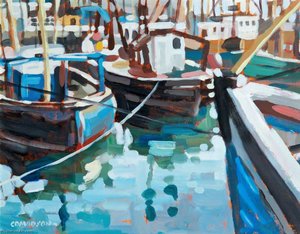 Fishing Boats — Colin Davidson