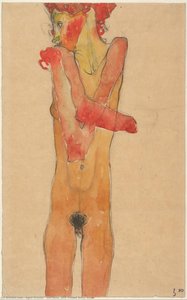 Girl Nude with Folded Arms, 1910