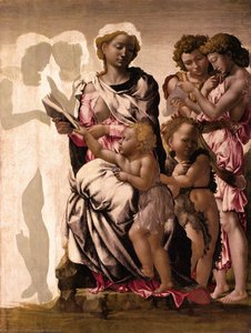 Aziz Yuhanna Ve Melekler Ile Meryem Ve Çocuk — Michelangelo