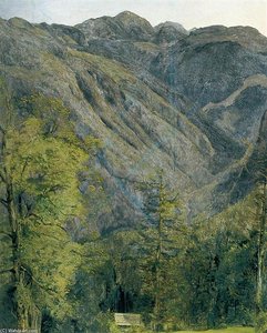 The Schönberg Seen From Hoisernradalpe — Ferdinand Georg Waldmüller