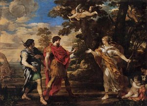 Venus As Huntress Appears To Aeneas — Pietro Da Cortona