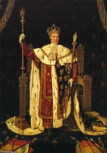 Carlo X Con I Suoi Abiti Da Incoronazione — Jean-auguste-dominique Ingres