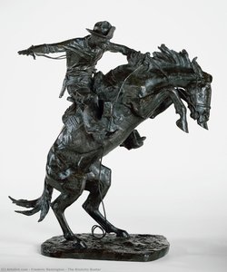 The Broncho Buster — Frederic Remington