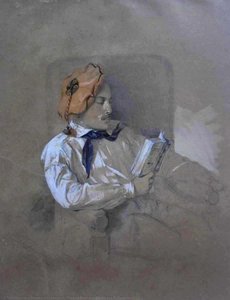 Portret Młodego Mężczyzny W Berecie — Henryk Rodakowski