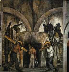 Entering The Mine — डिएगो रिवेरा