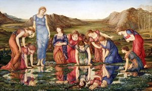 The Mirror Of Venus — Edward Burne-jones